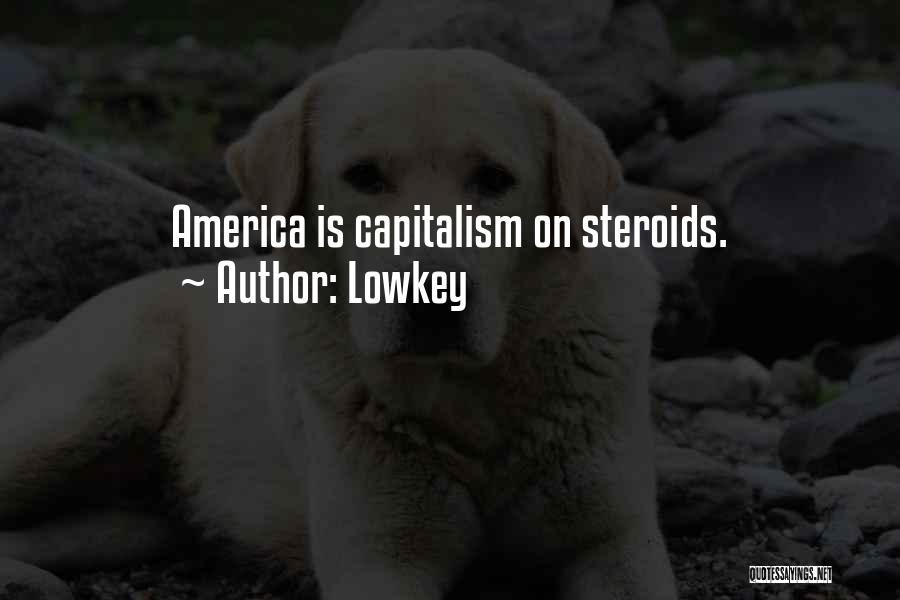 Lowkey Quotes: America Is Capitalism On Steroids.