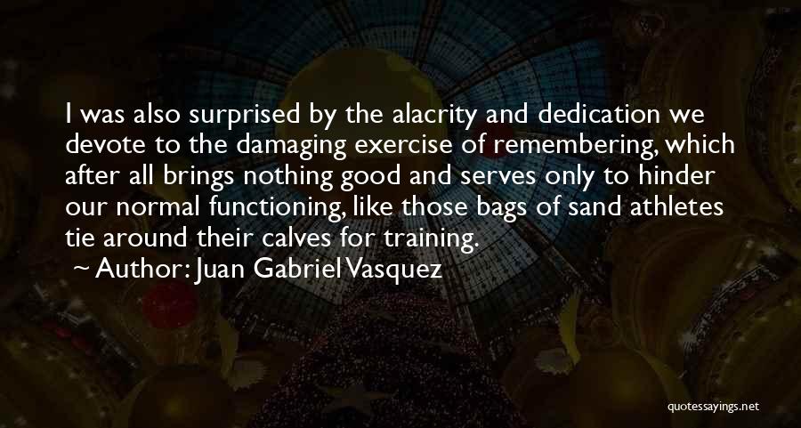 Juan Gabriel Vasquez Quotes: I Was Also Surprised By The Alacrity And Dedication We Devote To The Damaging Exercise Of Remembering, Which After All