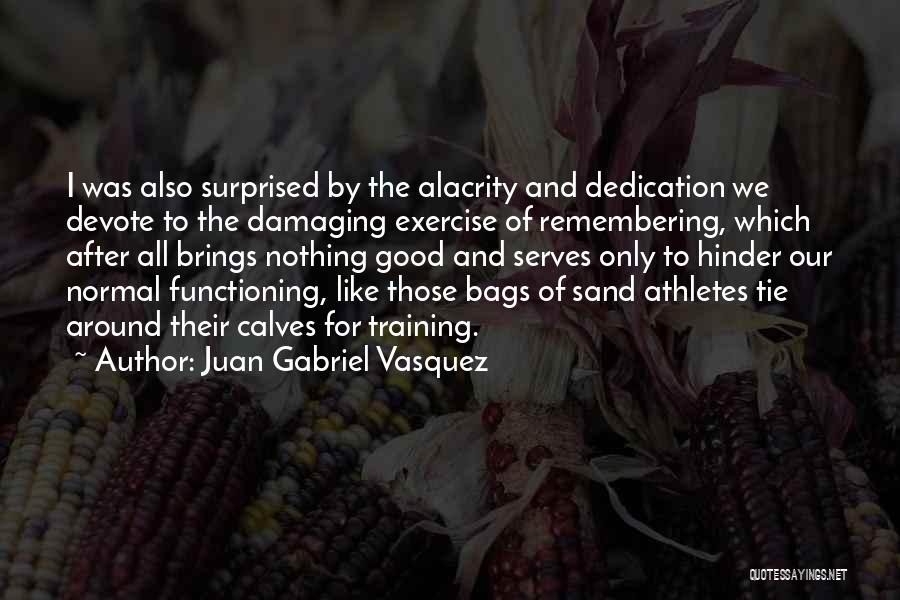 Juan Gabriel Vasquez Quotes: I Was Also Surprised By The Alacrity And Dedication We Devote To The Damaging Exercise Of Remembering, Which After All