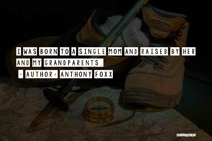 Anthony Foxx Quotes: I Was Born To A Single Mom And Raised By Her And My Grandparents.