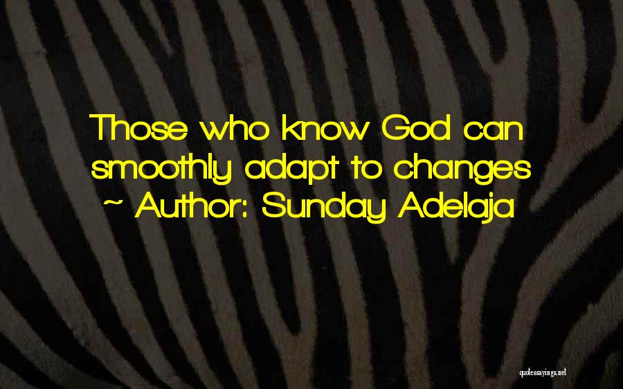 Sunday Adelaja Quotes: Those Who Know God Can Smoothly Adapt To Changes