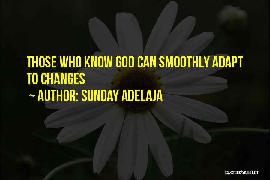 Sunday Adelaja Quotes: Those Who Know God Can Smoothly Adapt To Changes