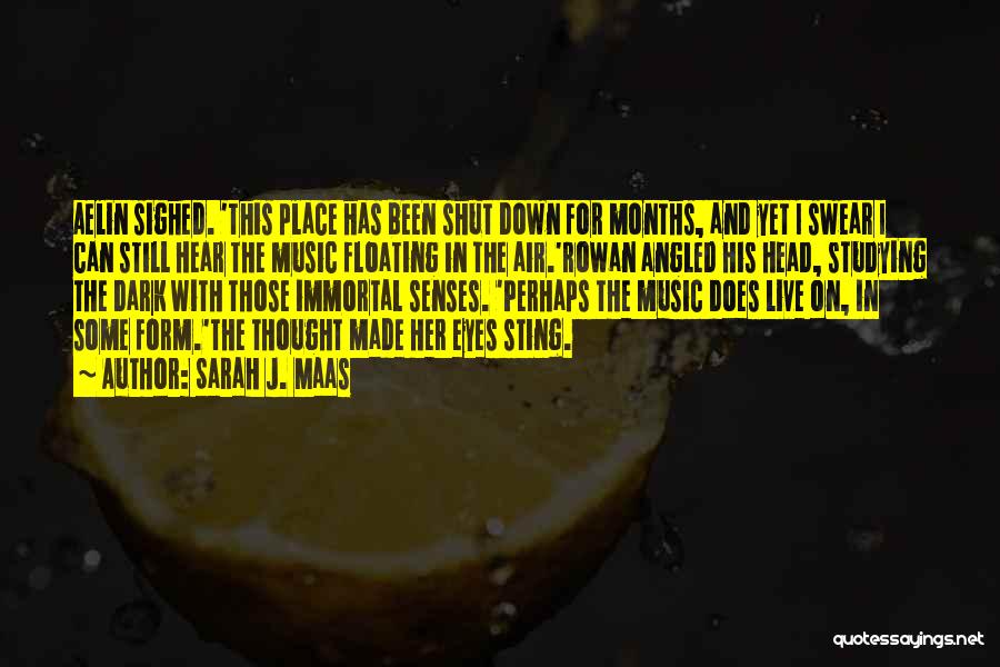 Sarah J. Maas Quotes: Aelin Sighed. 'this Place Has Been Shut Down For Months, And Yet I Swear I Can Still Hear The Music