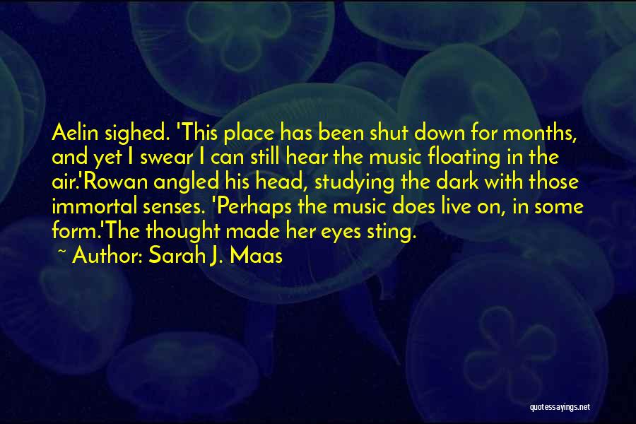 Sarah J. Maas Quotes: Aelin Sighed. 'this Place Has Been Shut Down For Months, And Yet I Swear I Can Still Hear The Music