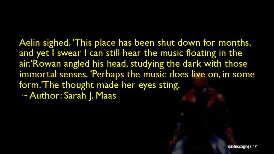 Sarah J. Maas Quotes: Aelin Sighed. 'this Place Has Been Shut Down For Months, And Yet I Swear I Can Still Hear The Music