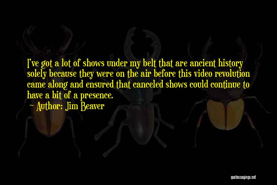 Jim Beaver Quotes: I've Got A Lot Of Shows Under My Belt That Are Ancient History Solely Because They Were On The Air