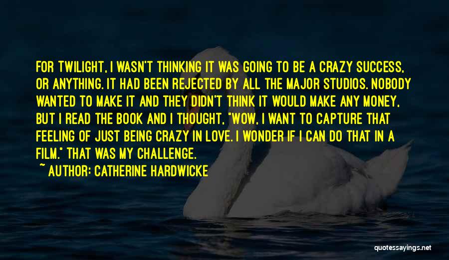 Catherine Hardwicke Quotes: For Twilight, I Wasn't Thinking It Was Going To Be A Crazy Success, Or Anything. It Had Been Rejected By