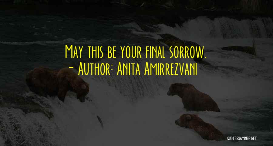 Anita Amirrezvani Quotes: May This Be Your Final Sorrow.