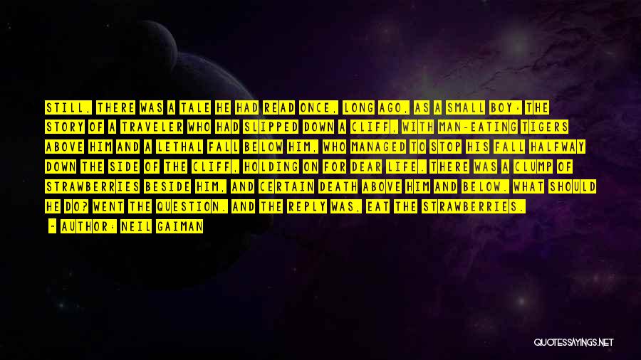 Neil Gaiman Quotes: Still, There Was A Tale He Had Read Once, Long Ago, As A Small Boy: The Story Of A Traveler