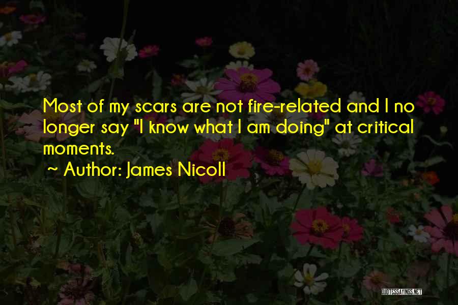 James Nicoll Quotes: Most Of My Scars Are Not Fire-related And I No Longer Say I Know What I Am Doing At Critical