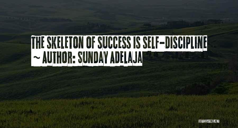 Sunday Adelaja Quotes: The Skeleton Of Success Is Self-discipline