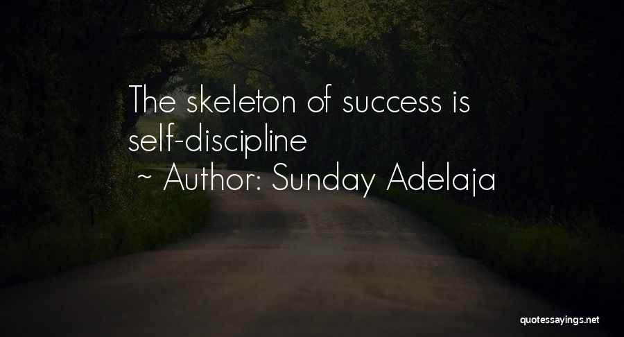 Sunday Adelaja Quotes: The Skeleton Of Success Is Self-discipline
