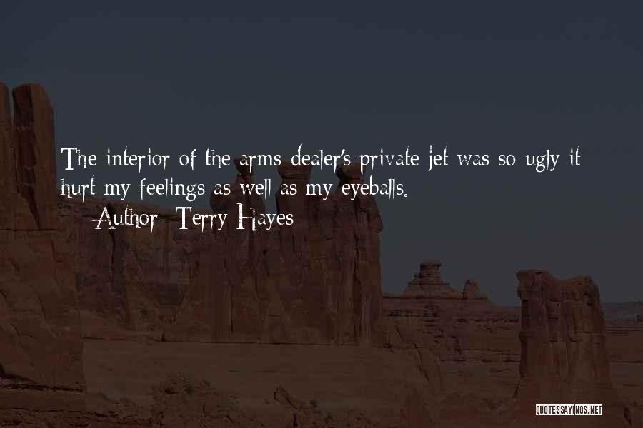 Terry Hayes Quotes: The Interior Of The Arms Dealer's Private Jet Was So Ugly It Hurt My Feelings As Well As My Eyeballs.