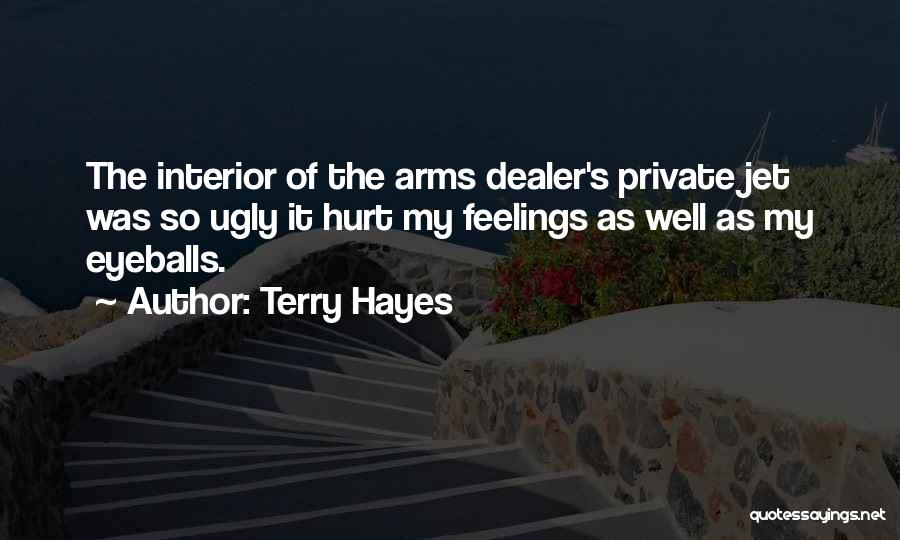 Terry Hayes Quotes: The Interior Of The Arms Dealer's Private Jet Was So Ugly It Hurt My Feelings As Well As My Eyeballs.