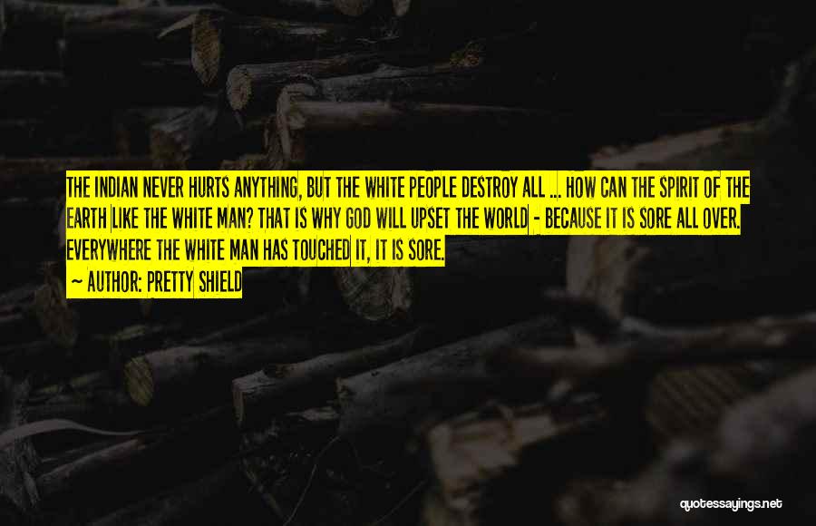 Pretty Shield Quotes: The Indian Never Hurts Anything, But The White People Destroy All ... How Can The Spirit Of The Earth Like