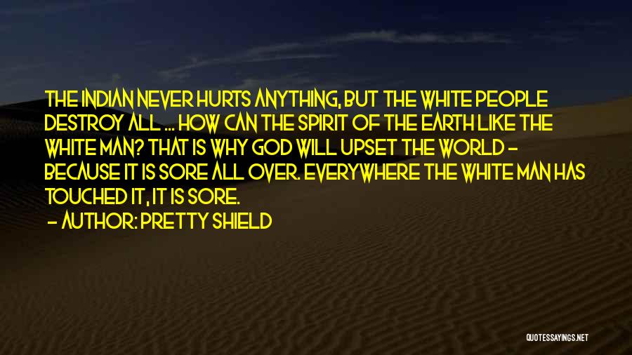 Pretty Shield Quotes: The Indian Never Hurts Anything, But The White People Destroy All ... How Can The Spirit Of The Earth Like