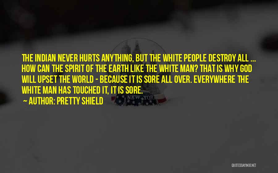 Pretty Shield Quotes: The Indian Never Hurts Anything, But The White People Destroy All ... How Can The Spirit Of The Earth Like