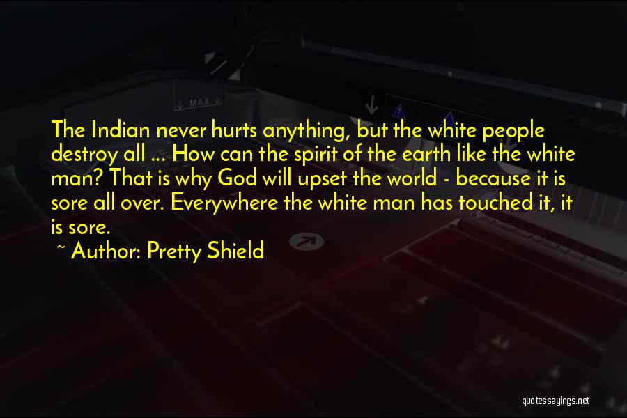 Pretty Shield Quotes: The Indian Never Hurts Anything, But The White People Destroy All ... How Can The Spirit Of The Earth Like