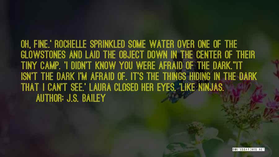 J.S. Bailey Quotes: Oh, Fine.' Rochelle Sprinkled Some Water Over One Of The Glowstones And Laid The Object Down In The Center Of