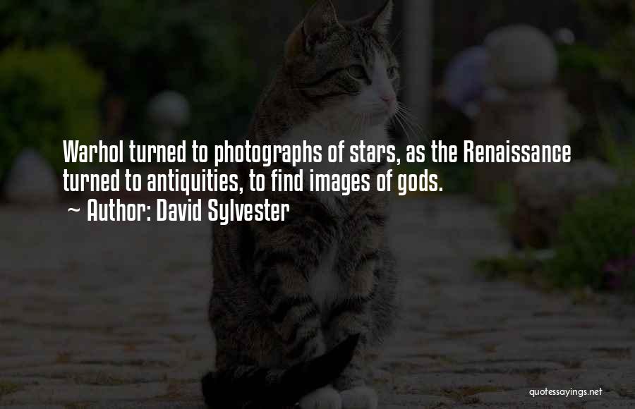David Sylvester Quotes: Warhol Turned To Photographs Of Stars, As The Renaissance Turned To Antiquities, To Find Images Of Gods.