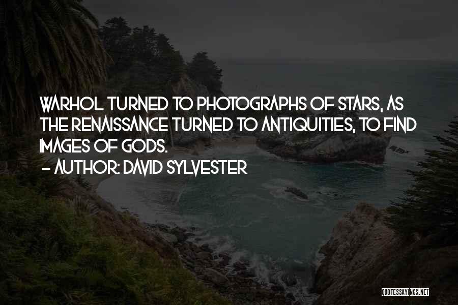 David Sylvester Quotes: Warhol Turned To Photographs Of Stars, As The Renaissance Turned To Antiquities, To Find Images Of Gods.