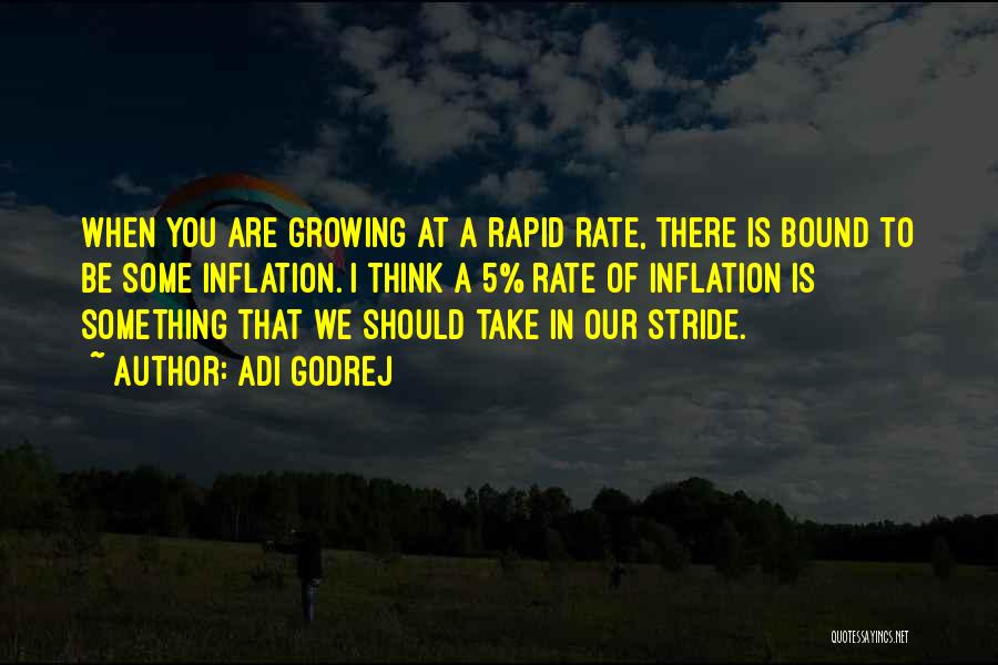 Adi Godrej Quotes: When You Are Growing At A Rapid Rate, There Is Bound To Be Some Inflation. I Think A 5% Rate
