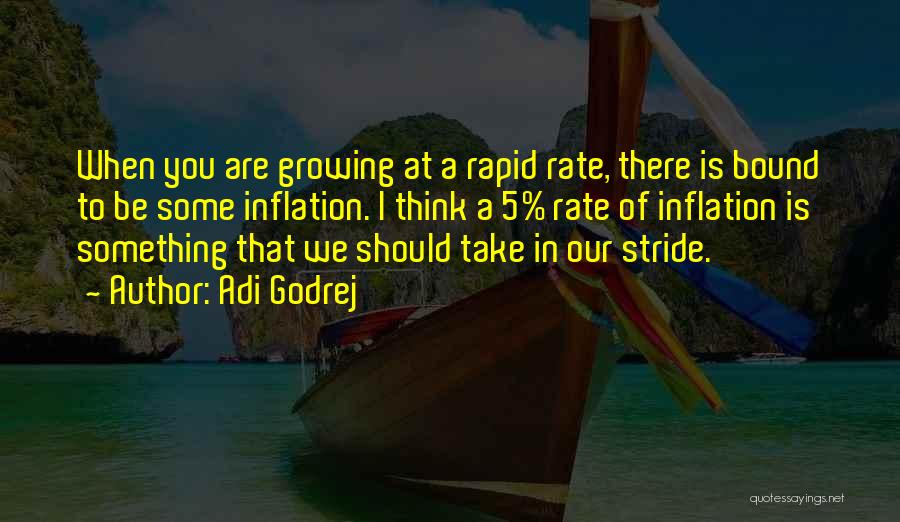 Adi Godrej Quotes: When You Are Growing At A Rapid Rate, There Is Bound To Be Some Inflation. I Think A 5% Rate