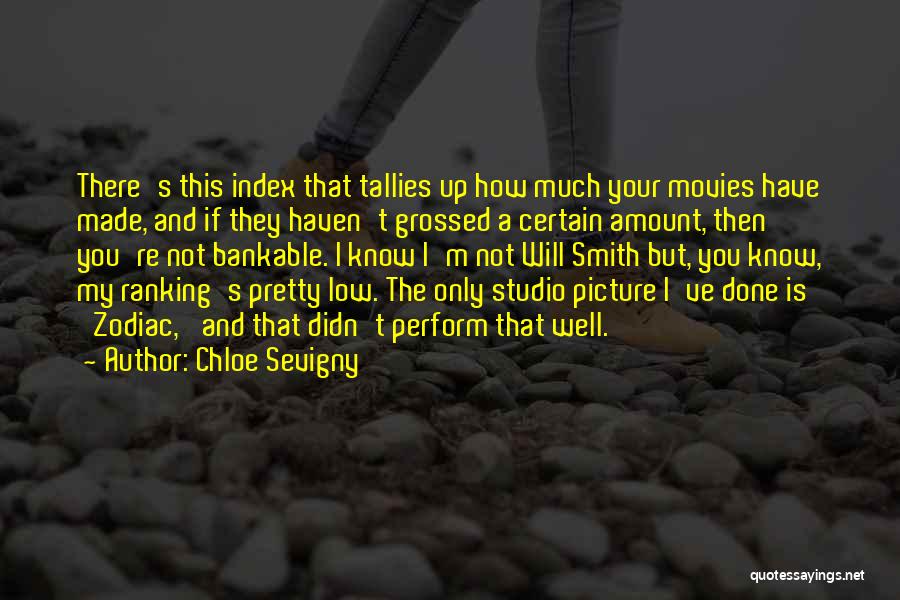 Chloe Sevigny Quotes: There's This Index That Tallies Up How Much Your Movies Have Made, And If They Haven't Grossed A Certain Amount,