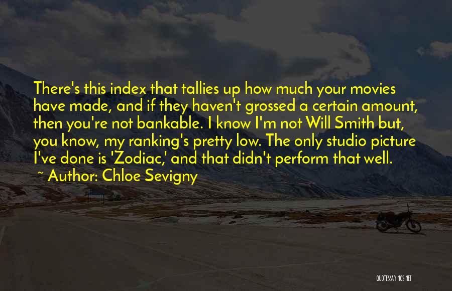 Chloe Sevigny Quotes: There's This Index That Tallies Up How Much Your Movies Have Made, And If They Haven't Grossed A Certain Amount,