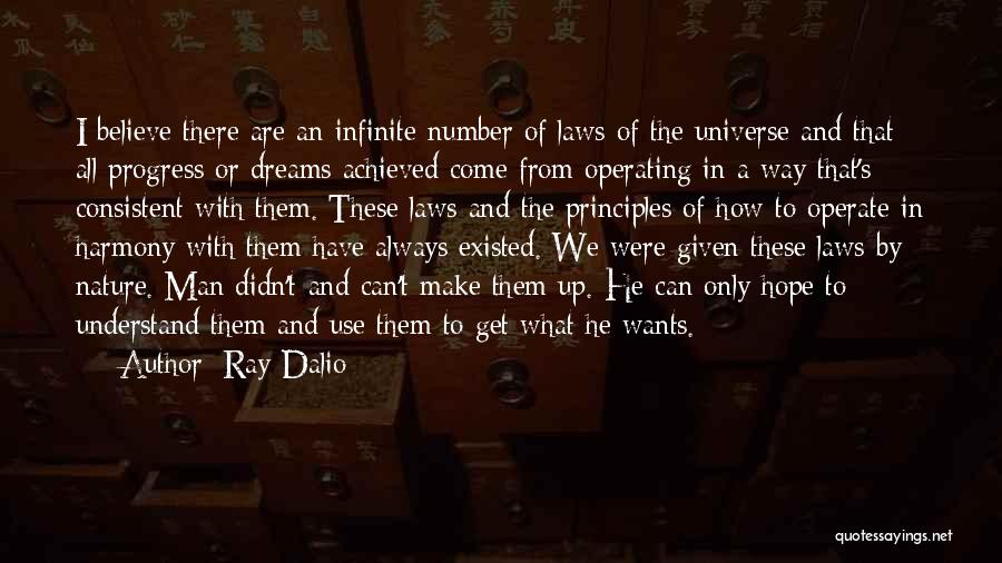 Ray Dalio Quotes: I Believe There Are An Infinite Number Of Laws Of The Universe And That All Progress Or Dreams Achieved Come