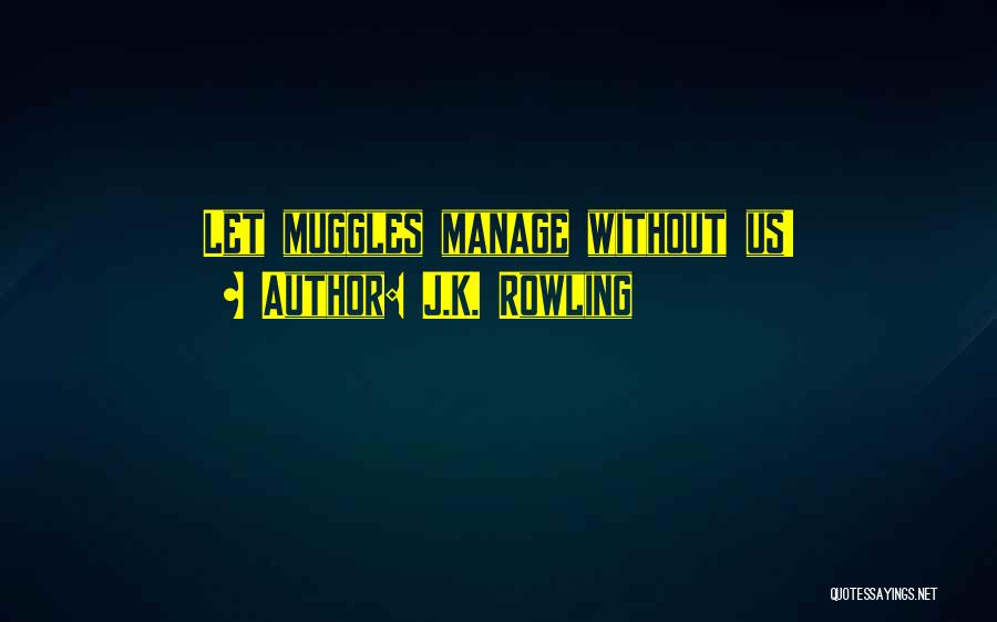 J.K. Rowling Quotes: Let Muggles Manage Without Us!