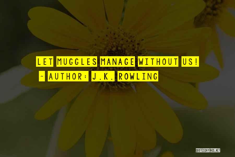 J.K. Rowling Quotes: Let Muggles Manage Without Us!