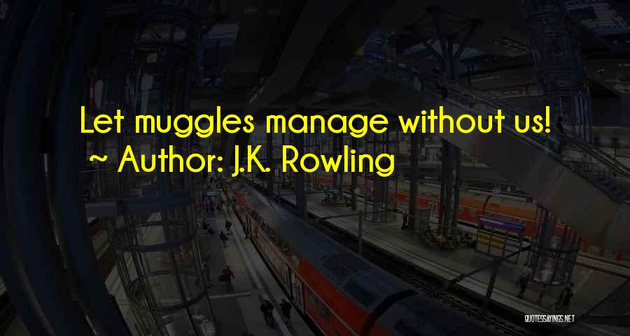 J.K. Rowling Quotes: Let Muggles Manage Without Us!