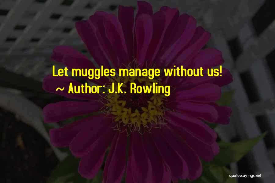 J.K. Rowling Quotes: Let Muggles Manage Without Us!