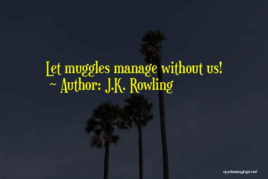 J.K. Rowling Quotes: Let Muggles Manage Without Us!