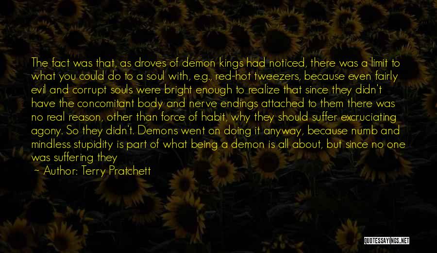 Terry Pratchett Quotes: The Fact Was That, As Droves Of Demon Kings Had Noticed, There Was A Limit To What You Could Do