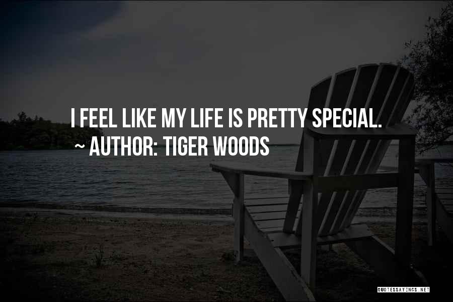 Tiger Woods Quotes: I Feel Like My Life Is Pretty Special.