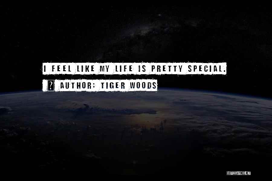 Tiger Woods Quotes: I Feel Like My Life Is Pretty Special.