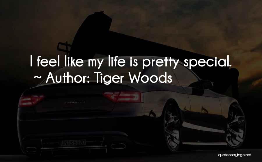 Tiger Woods Quotes: I Feel Like My Life Is Pretty Special.