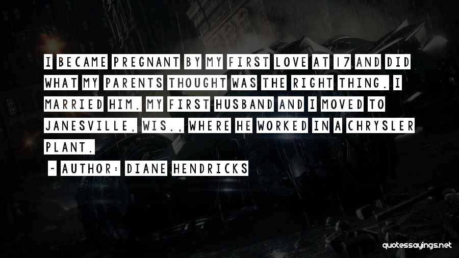 17 And Pregnant Quotes By Diane Hendricks