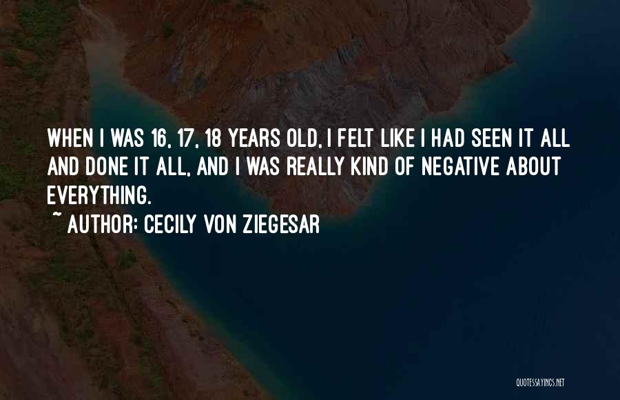 17 Years Old Quotes By Cecily Von Ziegesar