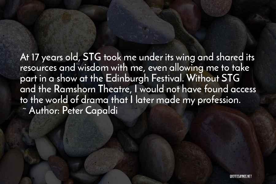 17 Years Old Quotes By Peter Capaldi