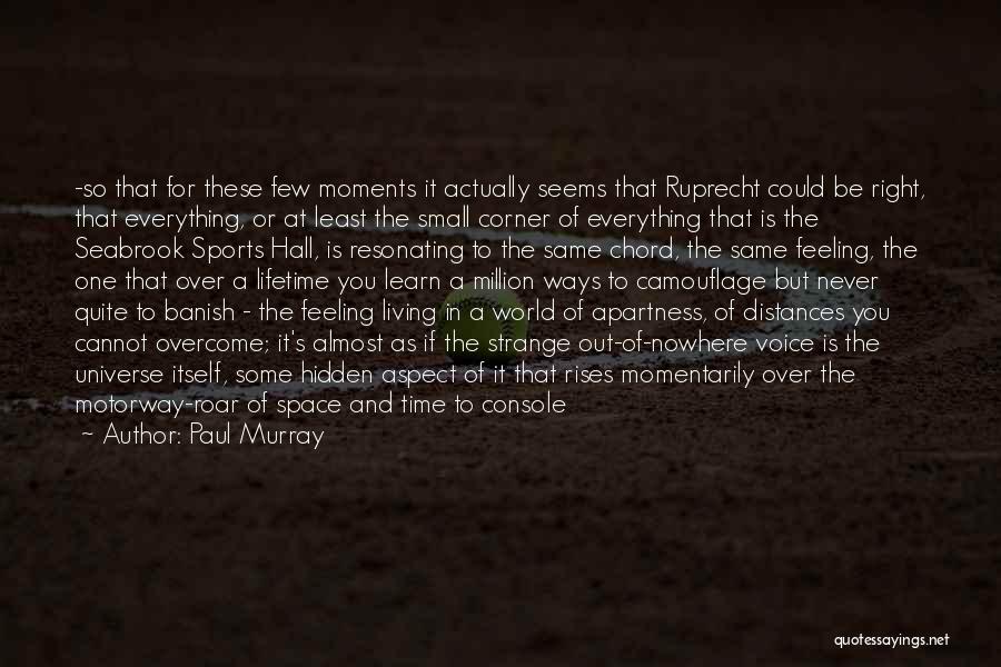 Paul Murray Quotes: -so That For These Few Moments It Actually Seems That Ruprecht Could Be Right, That Everything, Or At Least The