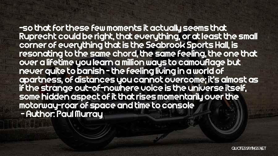 Paul Murray Quotes: -so That For These Few Moments It Actually Seems That Ruprecht Could Be Right, That Everything, Or At Least The