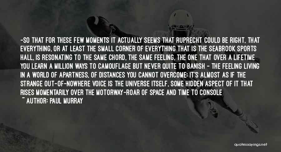Paul Murray Quotes: -so That For These Few Moments It Actually Seems That Ruprecht Could Be Right, That Everything, Or At Least The