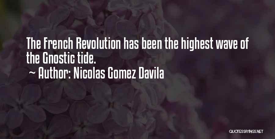 Nicolas Gomez Davila Quotes: The French Revolution Has Been The Highest Wave Of The Gnostic Tide.