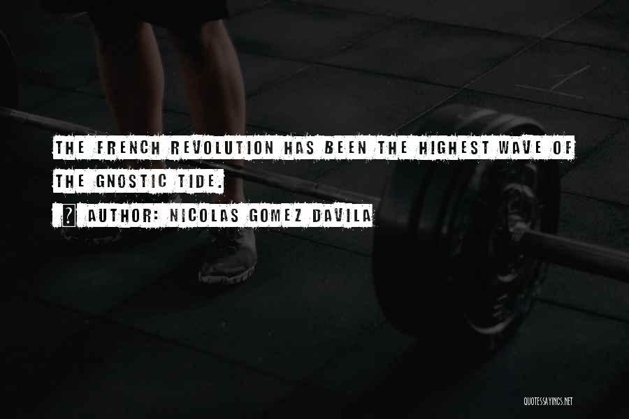Nicolas Gomez Davila Quotes: The French Revolution Has Been The Highest Wave Of The Gnostic Tide.
