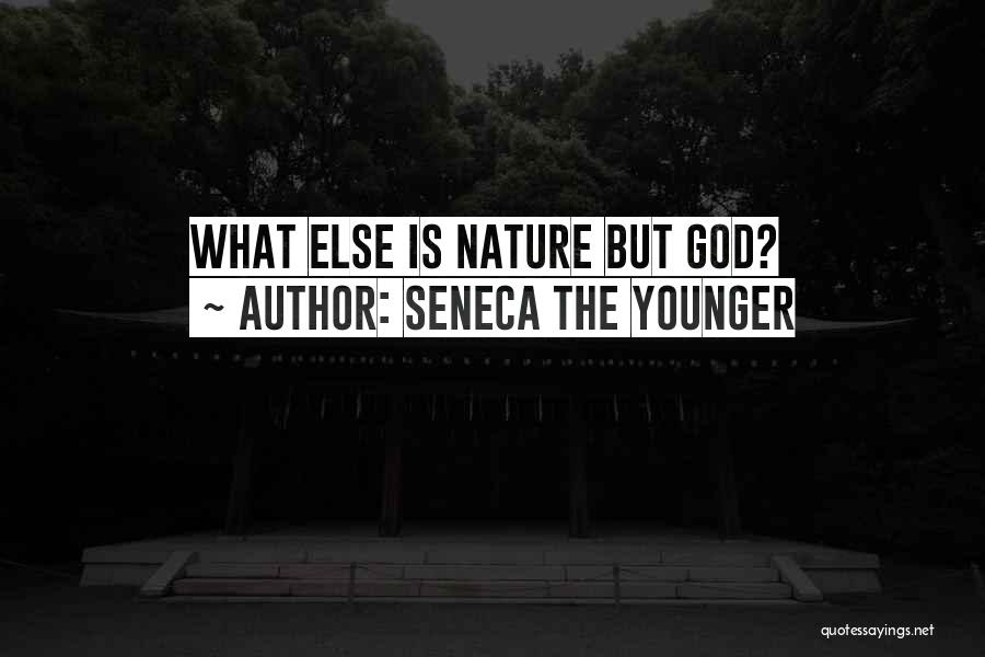 Seneca The Younger Quotes: What Else Is Nature But God?