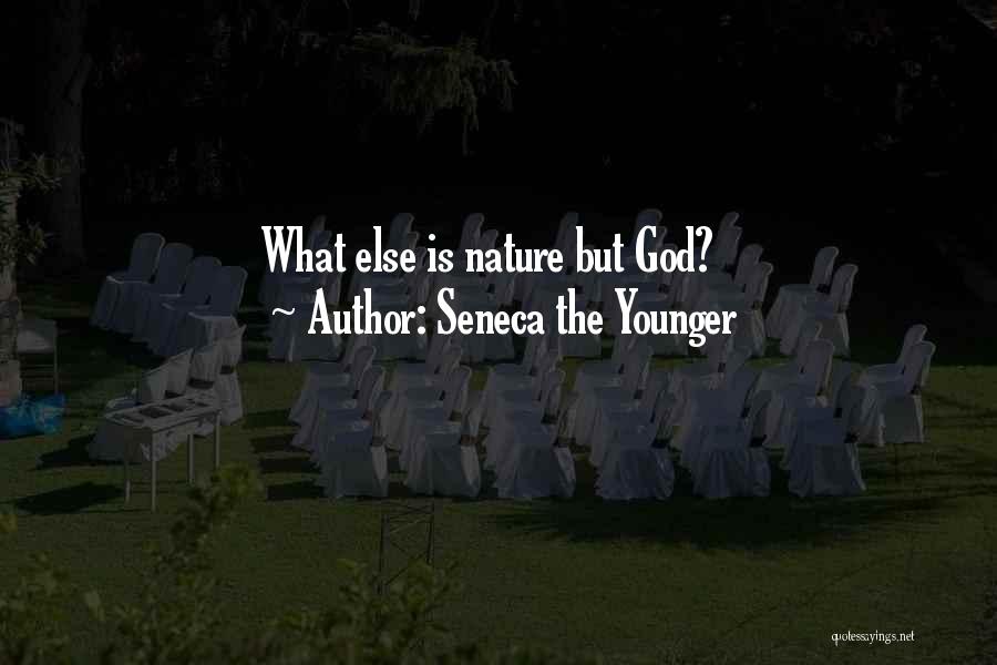 Seneca The Younger Quotes: What Else Is Nature But God?