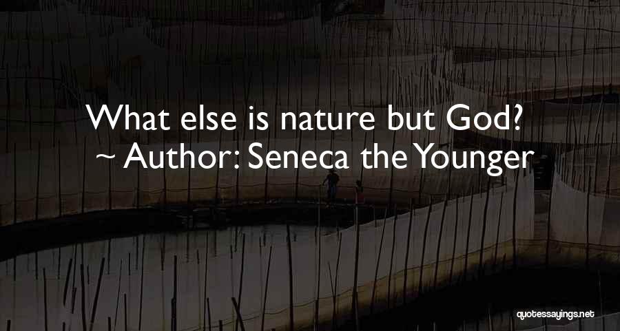 Seneca The Younger Quotes: What Else Is Nature But God?